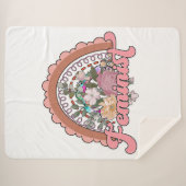Feminist Sherpa Blanket Sherpadecke (Vorderseite (Horizontal))