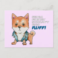 Feminist Shiba Inu Dog