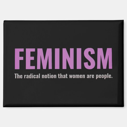 Feminist Statement Magnet (Vorderseite)