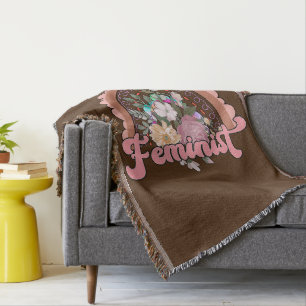 Feminist Throw Decke