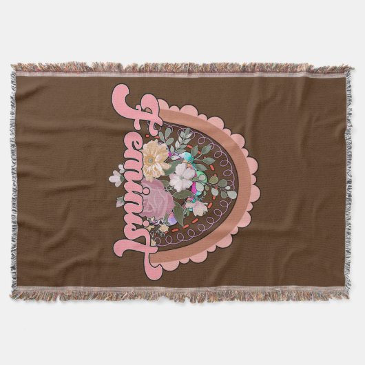 Feminist Throw Decke (Vorderseite)