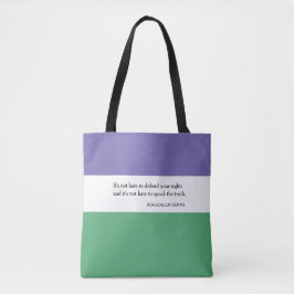Feminist Tote-Tasche mit Magdalen Berns Zitat Tasche