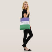 Feminist Tote-Tasche mit Magdalen Berns Zitat Tasche (Am Model)