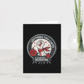 Feminist Wer Anything You Can Do, I Can Do Bleedin Karte (Vorderseite)