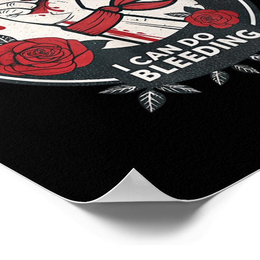 Feminist Wer Anything You Can Do, I Can Do Bleedin Poster (Ecke)