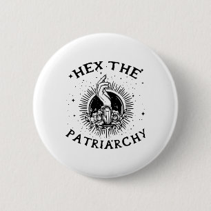 Feminist Wicca Hexe Die Patriarchie Hexenkrebs Button