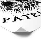 Feminist Wicca Hexe Die Patriarchie Hexenkrebs Poster (Ecke)