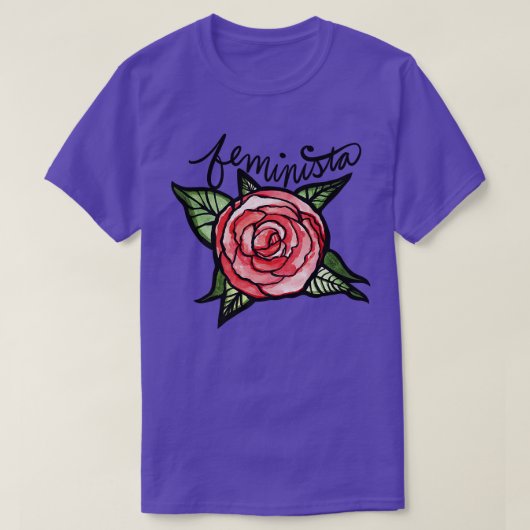 Feminista Rote Rose Feminist Art Feminism1924 T-Shirt (Design vorne)