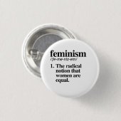 Feministenschaltfläche Button (Vorne & Hinten)