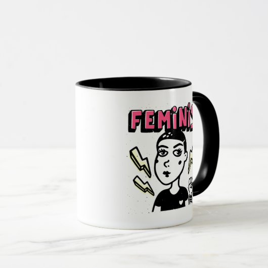 Feminister Pop Tasse (VorderseiteRechts)