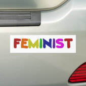 Feministin Autoaufkleber (Auf Auto)