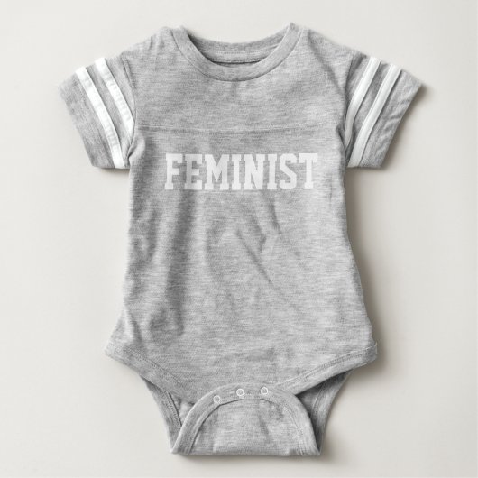 Feministin Baby Strampler (Vorderseite)