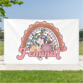 Feministin Banner (Außenbereich)