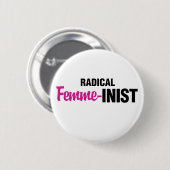 Feministin Button (Vorne & Hinten)