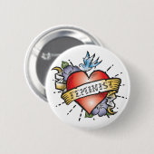 Feministin Button (Vorne & Hinten)