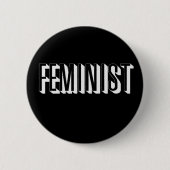 Feministin Button (Vorderseite)