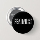 Feministin Button (Vorne & Hinten)