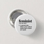 Feministin Definition Button (Vorne & Hinten)