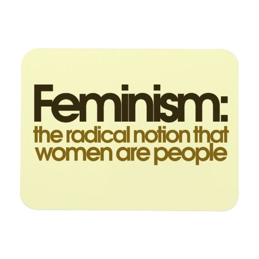 Feministin Definition Magnet (Horizontal)