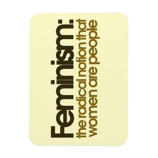 Feministin Definition Magnet (Vertikal)