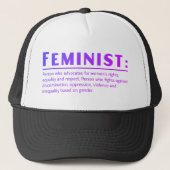 Feministin Definition Truckerkappe (Vorderseite)