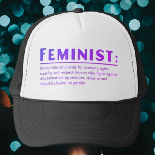 Feministin Definition Truckerkappe