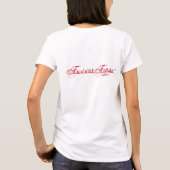 Feministin, einseitiger T - Shirt (Rückseite)