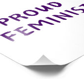 Feministin Fotodruck (Ecke)