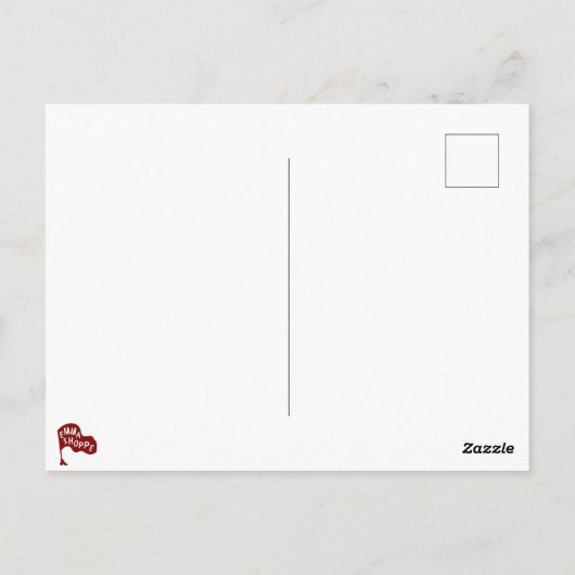 Feministin - FrauenVenus-Symbol mit Blume Postkarte (Rückseite)