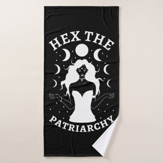 Feministin Hexe - Das Patriarchat II Badhandtuch Set (Badehandtuch)
