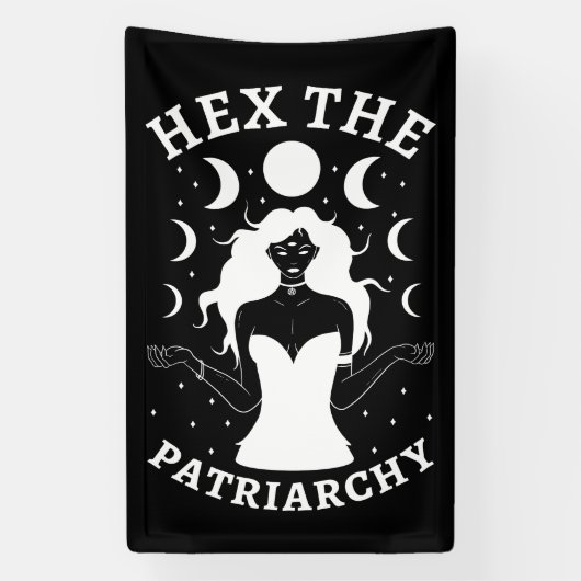 Feministin Hexe - Das Patriarchat II Banner (Vertikal)