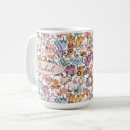 Feministin Kaffeetasse (Vorderseite Links)