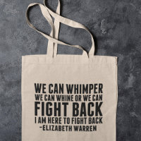 Feministin kämpft gegen Elisabeth Warren Zitat