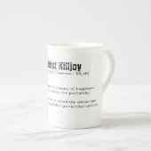 Feministin Killjoy bone China Tasse (Vorderseite Rechts)