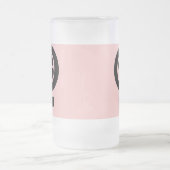 Feministin Mattglas Bierglas (Mittel)