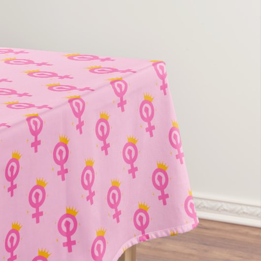 Feministin Pink Tischdecke (Beispiel)