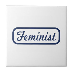Feministin Power Vintag T Shirt T-Shirt Geschenk Fliese