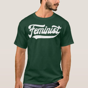 Feministin Retro Vintag 60er 70er Style Women Men T-Shirt