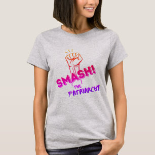 Feministin - Schlag das Patriarchat - bunt T-Shirt