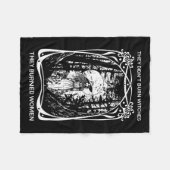 Feministin sie verbrannten keine Hexen, die sie ge Fleecedecke (Vorderseite (Horizontal))