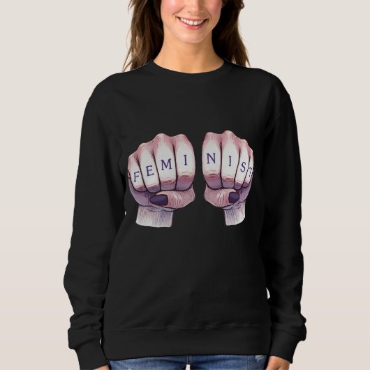 Feministin Sweatshirt (Vorderseite)