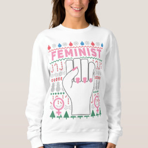 Feministin Ugly Christmas Sweater Sweatshirt