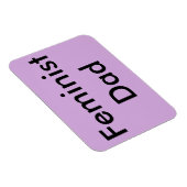 Feministin Vater Car Magnet (Rechte Seite)