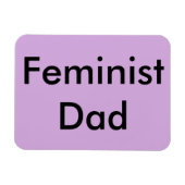 Feministin Vater Car Magnet (Horizontal)