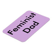 Feministin Vater Car Magnet (Linke Seite)