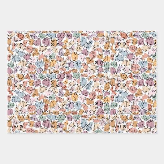 Feministin Verpackungsblätter Geschenkpapier Set (Vorderseite 2)