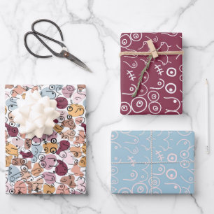 Feministin Verpackungsblätter Geschenkpapier Set