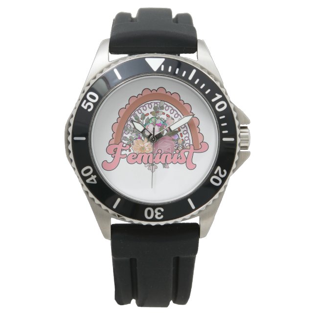 Feministin Watch Armbanduhr (Vorderseite)