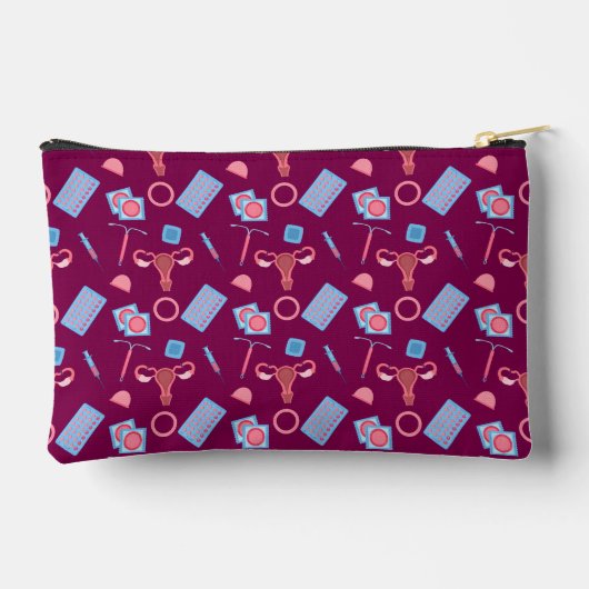 Feministin Zubehörtasche (Rückseite)