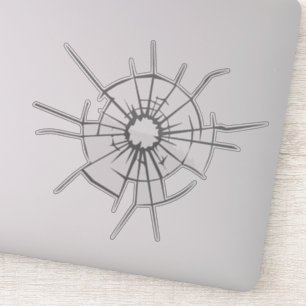 Feministinnen schattern Glasdecke  Klare Aufkleber